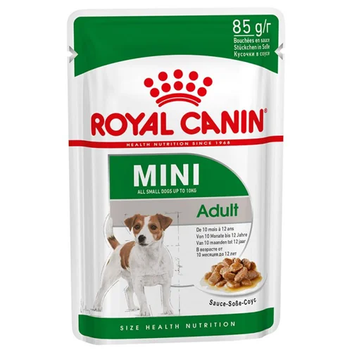 پوچ سگ رویال کنین Royal Canin Mini Adult وزن ۸۵ گرم