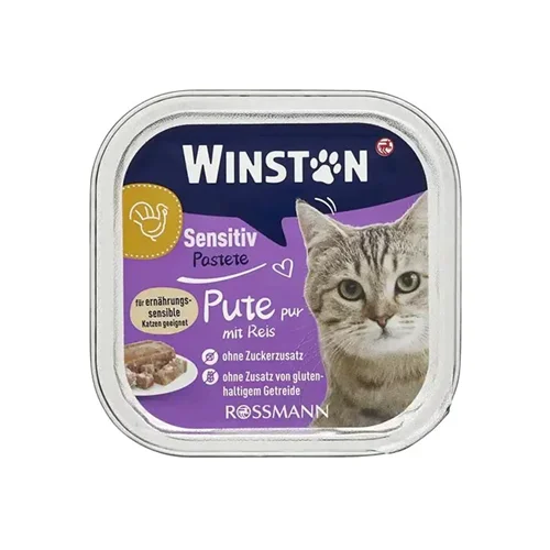 ووم گربه وینستون طعم بوقلمون