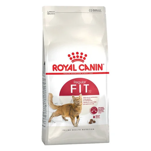 غذای خشک گربه رویال کنین فیت مدل Regular Fit 32 وزن 10 کیلوگرم