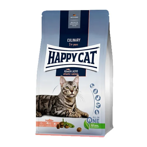غذای خشک گربه هپی کت با طعم سالمون Happy Cat Culinary Atlantic Salmon وزن 10 کیلوگرم