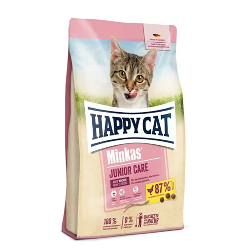 غذای خشک بچه گربه هپی کت جونیور ۴ تا ۱۲ ماه ده کیلوگرم