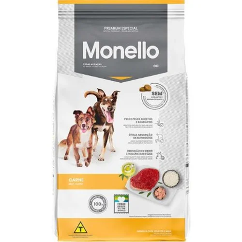 غذای خشک سگ بالغ مونلو Monello Go Adult Dog وزن 15 کیلوگرم