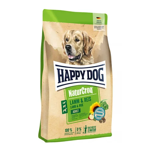 غذای خشک سگ بالغ هپی داگ با طعم گوشت بره و برنج Happy Dog NaturCroq Lamb & Rice وزن 15 کیلوگرم