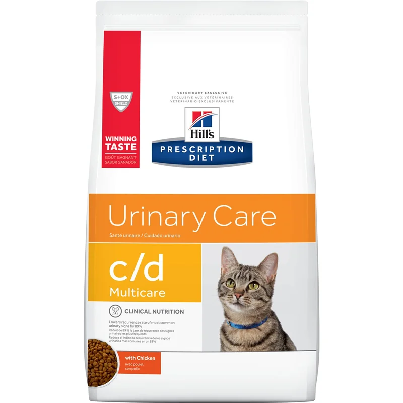 غذای خشک گربه هیلز مدل Urinary Care C/D با طعم مرغ وزن 1.5 کیلوگرم