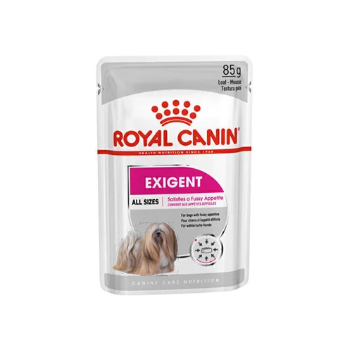 پوچ سگ اگزیجنت رویال کنین Royal Canin Dog Exigent وزن 85 گرم