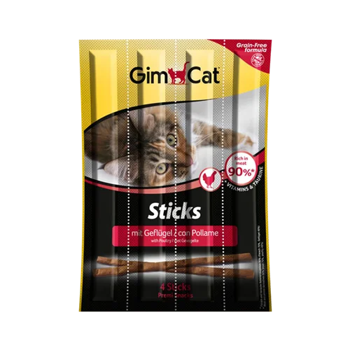 تشویقی مدادی گربه جیم کت با طعم مرغ GimCat Sticks Chicken