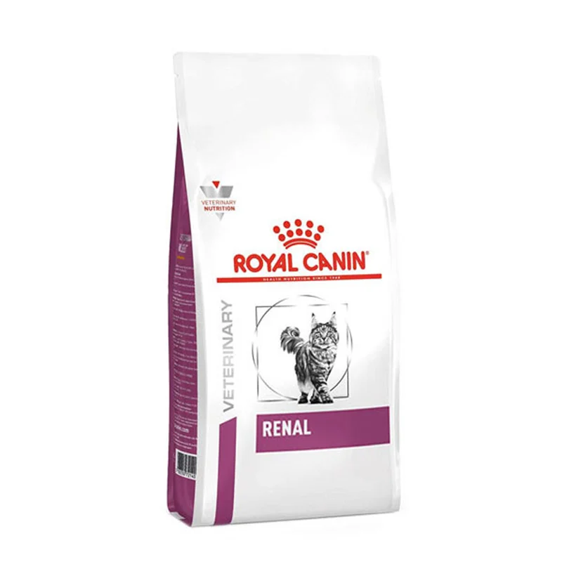 غذای خشک گربه رنال بیماران کلیوی Renal رویال کنین Royal Canin دو کیلوگرم را