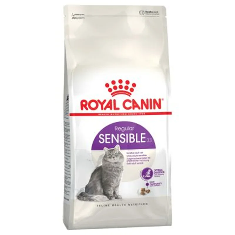 غذای گربه رویال کنین سنسیبل (Sensible) بهبود گوارش Royal Canin دو کیلوگرم