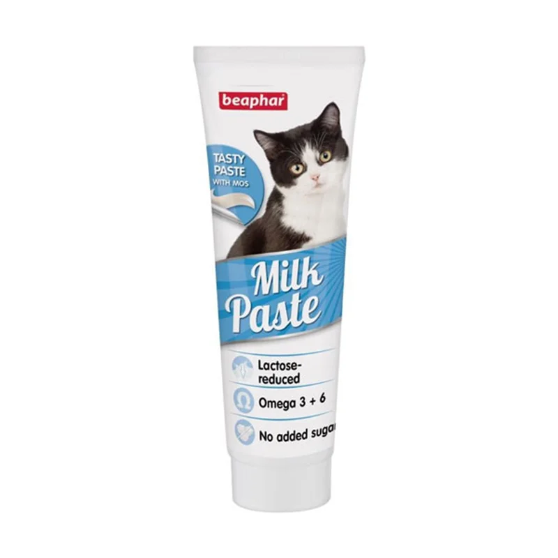 اسنک خمیری گربه با طعم شیر برند بیفار – Beaphar Milk Paste