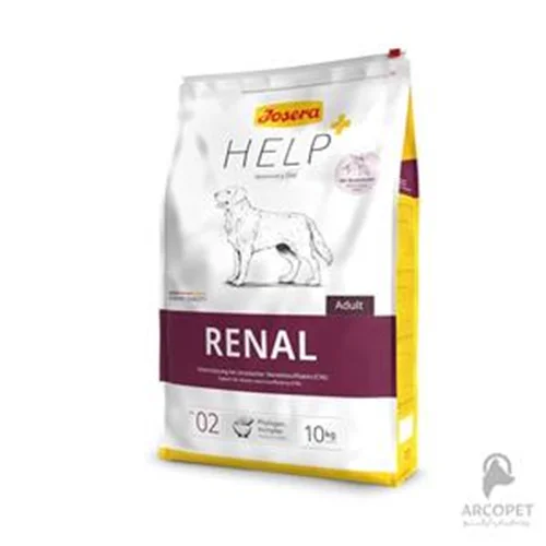 غذای خشک درمانی مشکلات کلیوی سگ بالغ جوسرا رنال Josera Help Renal وزن 10 کیلوگرم