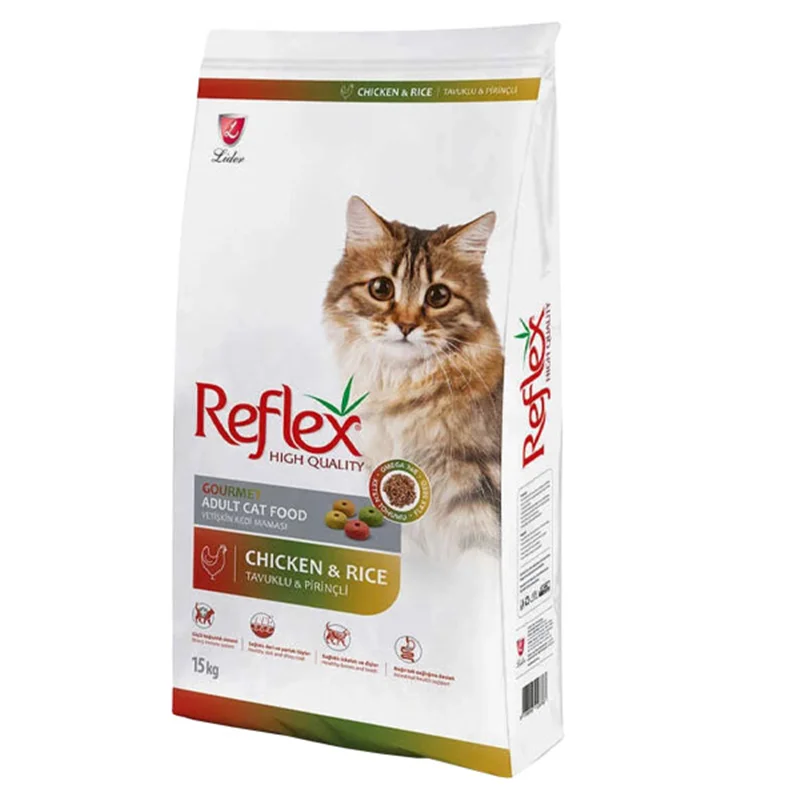 غذای خشک گربه رفلکس مولتی کالر 15 کیلو گرم