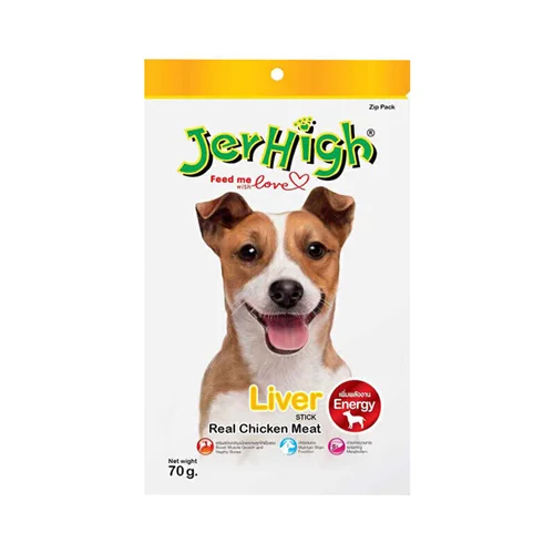 تشویقی سگ جرهای با طعم جگر Jerhigh Stick Liver
