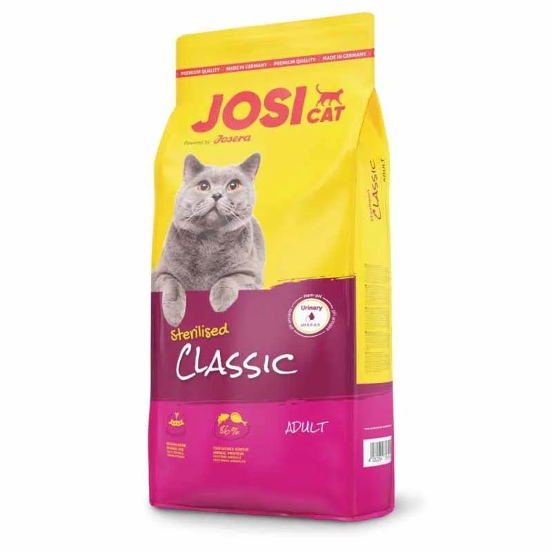 غذای گربه جوسرا کلاسیک عقیم شده و یورینری Josera(Josicat) پرمیوم 18 کیلوگرم