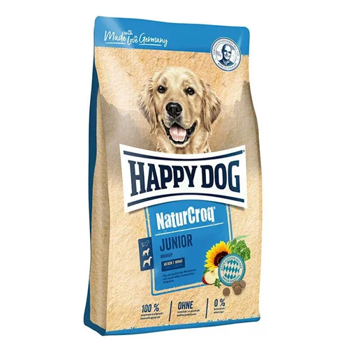 غذای خشک سگ هپی داگ نیچرکراک پاپی Happy Dog NaturCroq Junior وزن 15 کیلوگرم