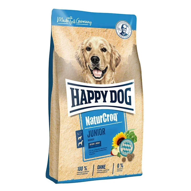غذای خشک سگ هپی داگ نیچرکراک پاپی Happy Dog NaturCroq Junior وزن 15 کیلوگرم