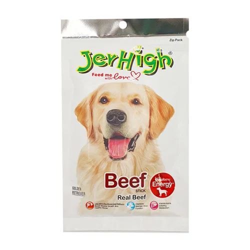 تشویقی سگ جرهای با طعم گوشت گاو Jerhigh Stick Beef