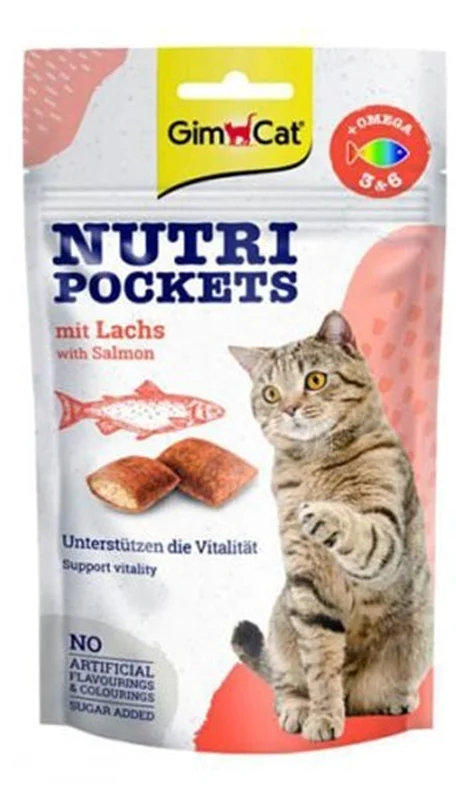 تشویقی ویتامینه گربه جیم کت باطعم ماهی سالمون