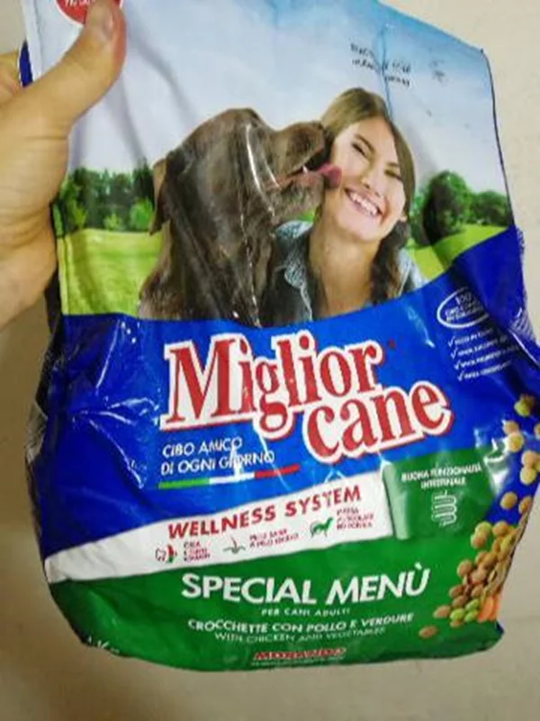غذای خشک سگ بالغ Migliorcane با طعم سبزیجات