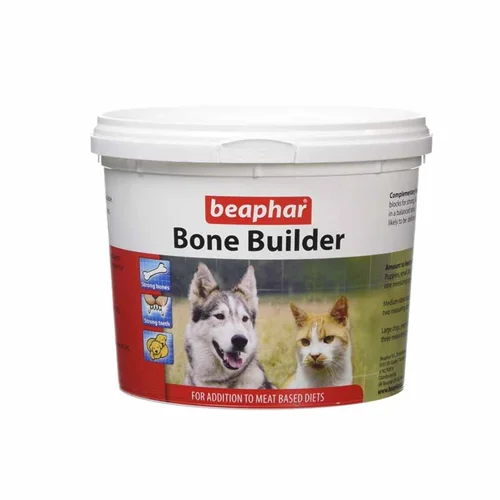 ودر مکمل غذایی استخوان و دندان سگ و گربه بیفار Beaphar Bone Builder وزن 500 گرم